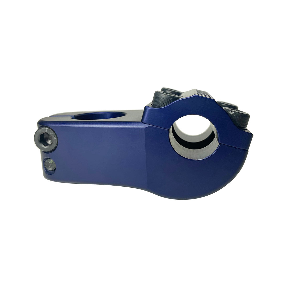 S&M Credence Turtleneck Threadless BMX Stem - 52mm - Blue Groove - USA Made