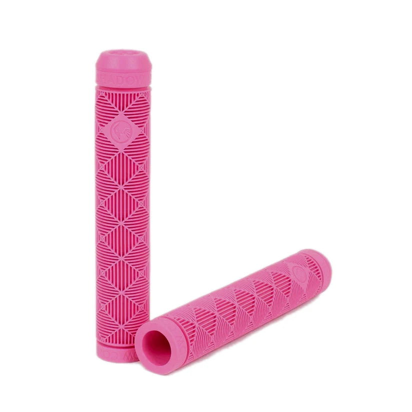 The Shadow Conspiracy Ol Dirty Grips w/ Bar Ends - Flangeless - Double Bubble Pink