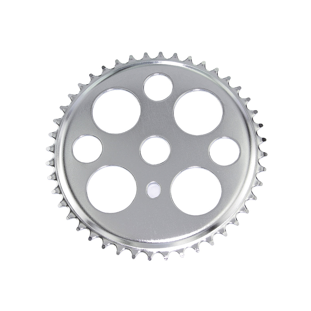 Steel 44t Lucky 7 Sprocket / Chainwheel - Chrome