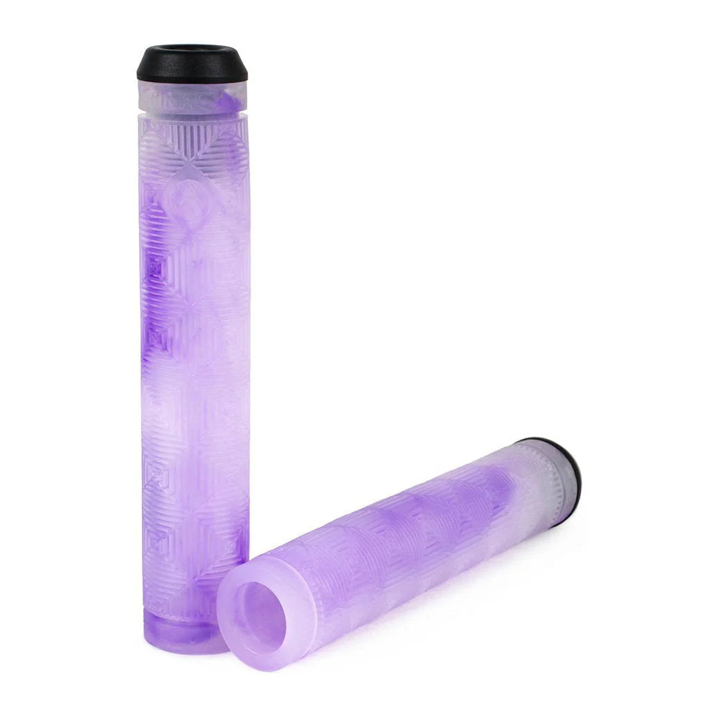 The Shadow Conspiracy Ol Dirty Grips w/ Bar Ends - Flangeless - Purple Sci-Fi