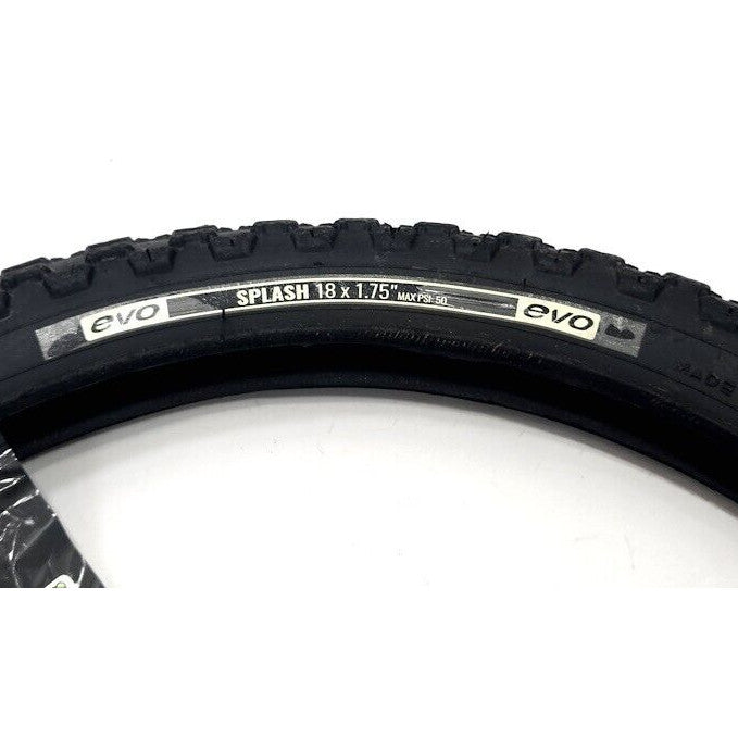 18x1.75 Evo Splash Comp 3 III tread  BMX Tire - Black - By Vee Rubber