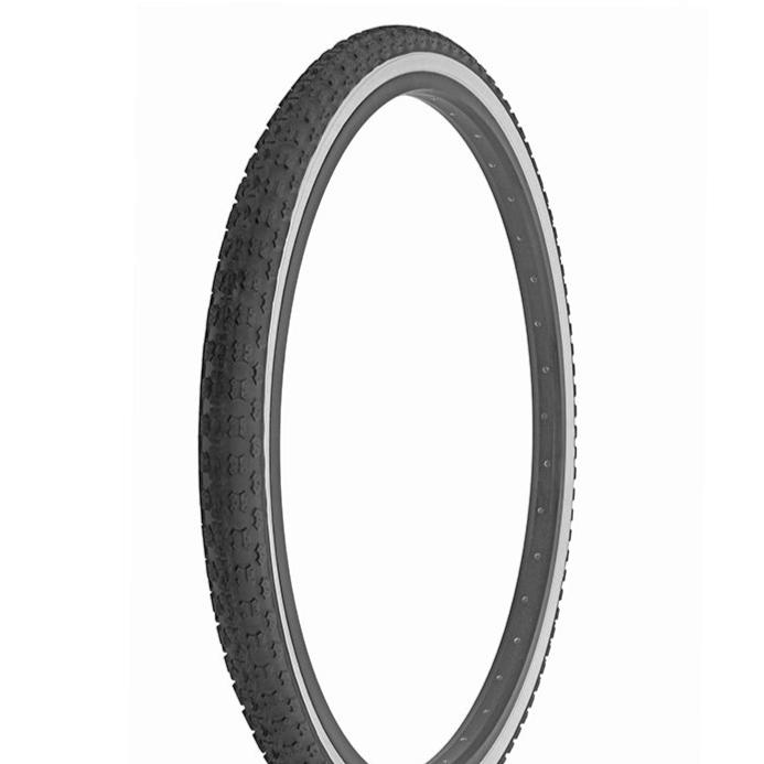 26x1.75 Duro Comp 3 III tread BMX Tire- Black w/ Whitewall