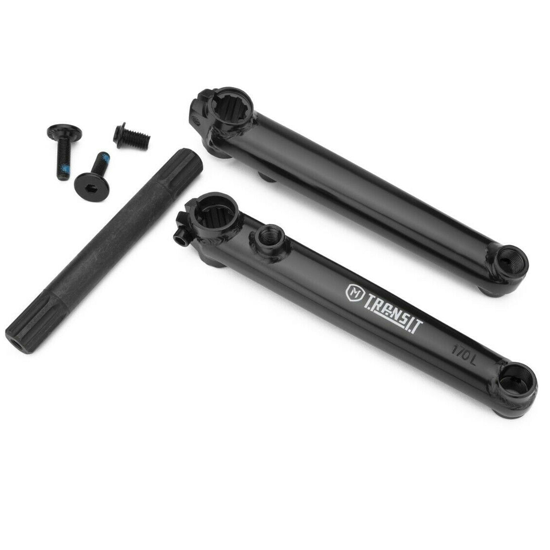 Mission Transit V2 3-Piece BMX crank - 170mm - Black