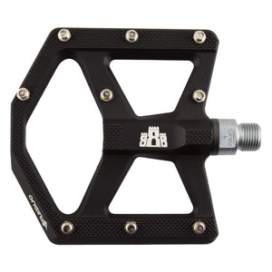 Origin8 Citadel Alloy Platform Pedals - Sealed - Removable Pins - 9/16" - Black