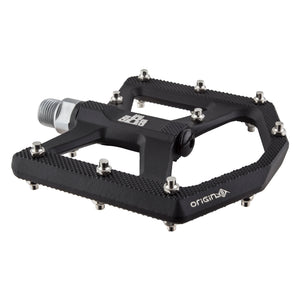 Origin8 Citadel Alloy Platform Pedals - Sealed - Removable Pins - 9/16" - Black