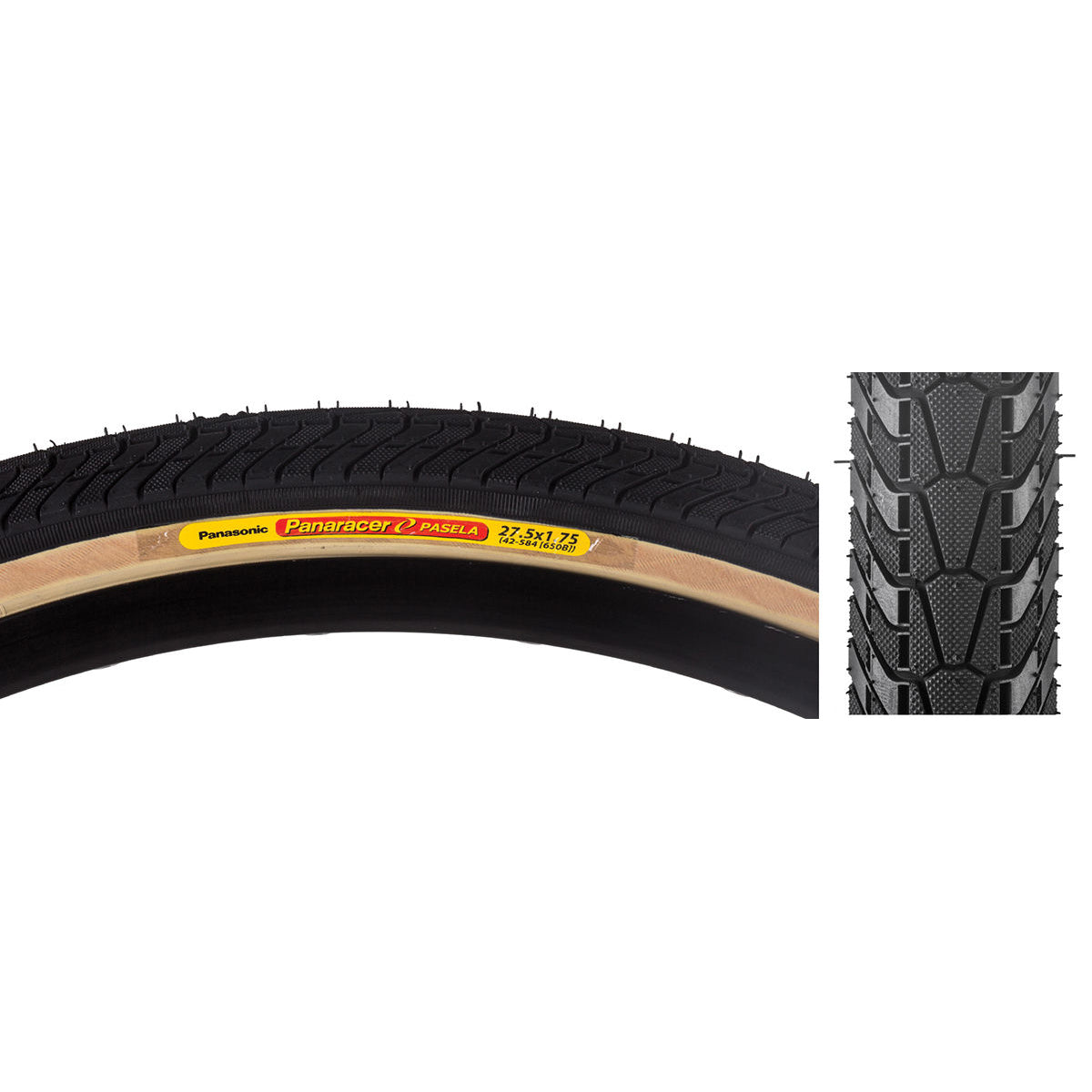 27.5x1.75 Panaracer Pasela Touring/ATB/BMX tire - Black skinwall