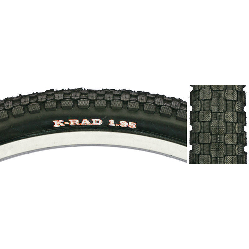 20x1.95 Kenda K-Rad BMX tire - Black