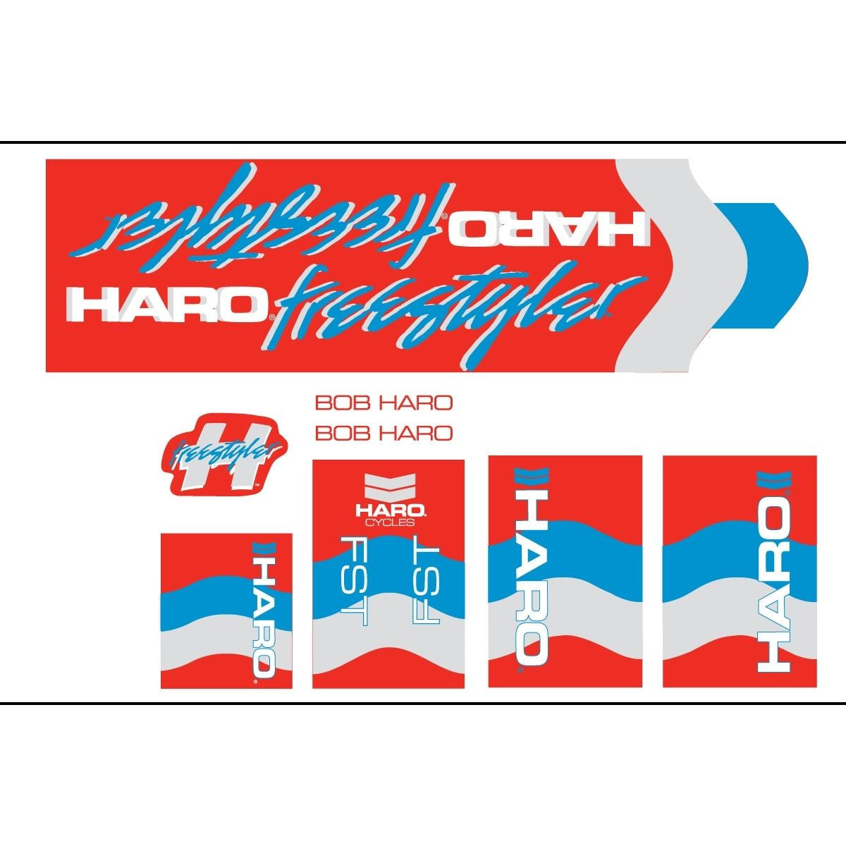 Haro hotsell shredder decals