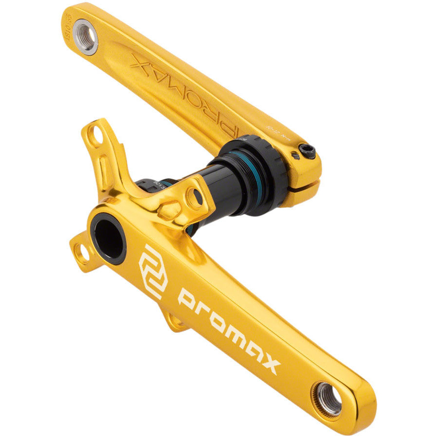 Promax CF-2 2-piece 24mm BMX Crank- w/ Euro BB - 170mm - Gold