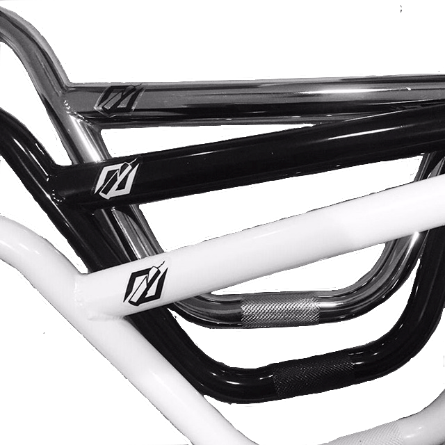 TNT Retro 2pc BMX Handlebars - 6.5" - White