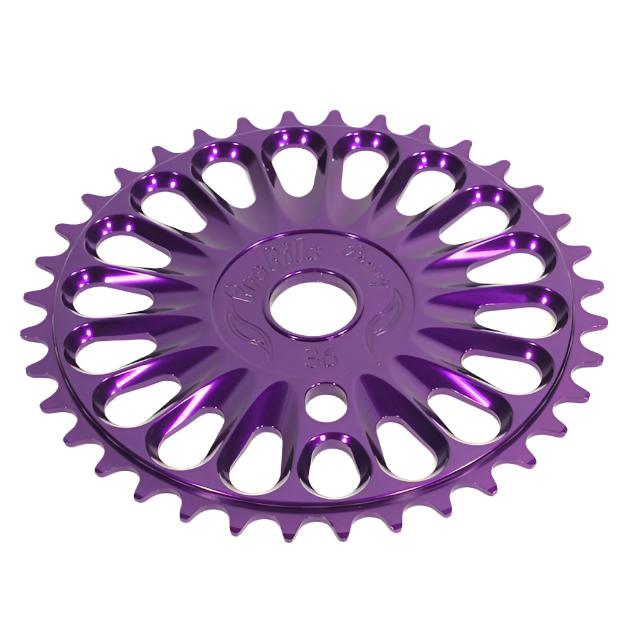 Profile 39t Imperial BMX Sprocket / Chainwheel - Purple - USA Made