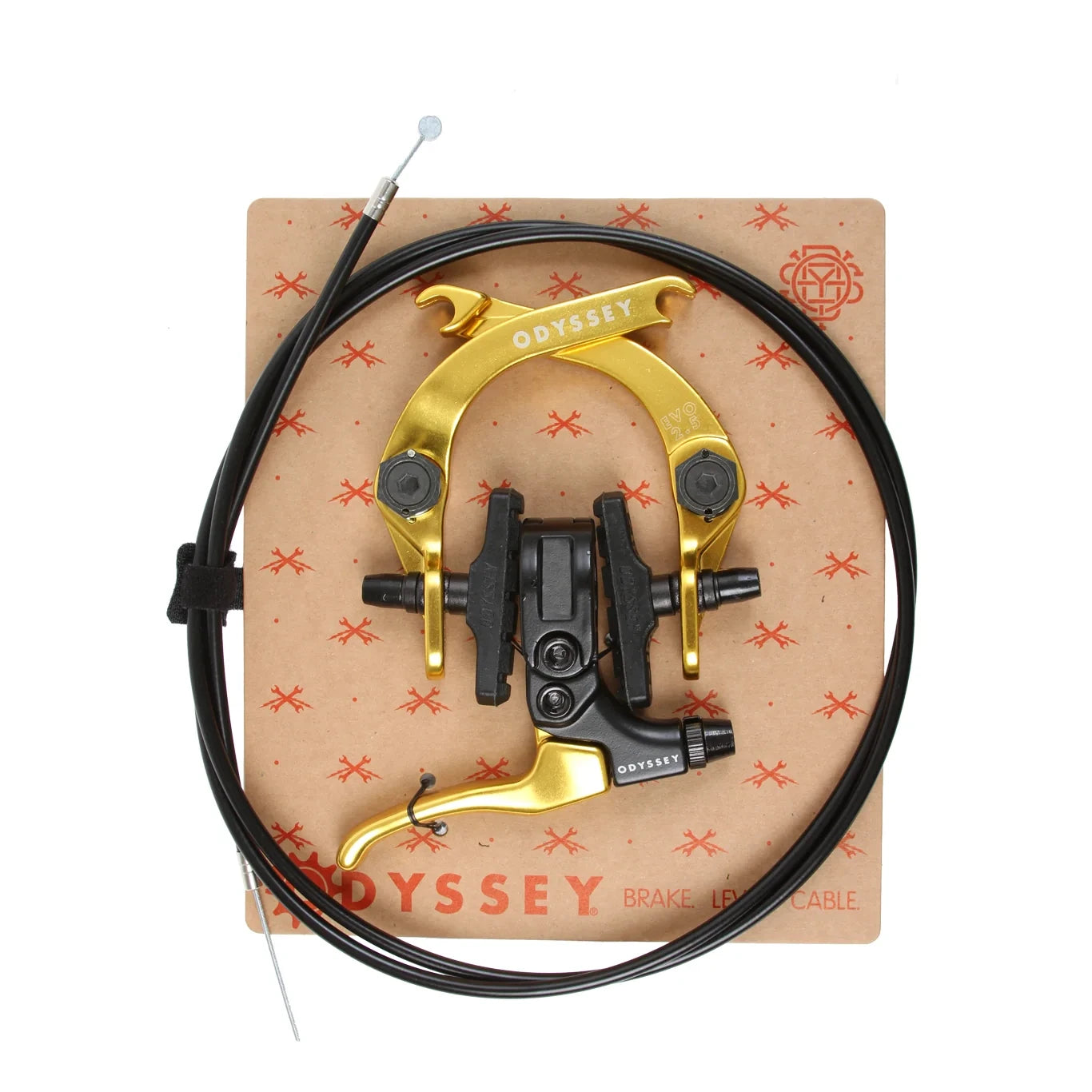 Odyssey Evo 2.5 BMX U-Brake Kit - Rear - Gold