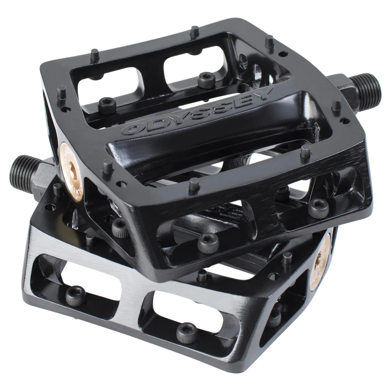 Odyssey Trailmix Sealed Alloy BMX Platform Pedals - Black - 9/16"