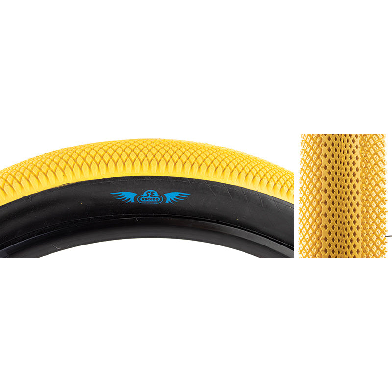 27.5x3.0 (584mm) Vee Tire Speedster - Yellow w/ Black Sidewall - SE Beastmode tire