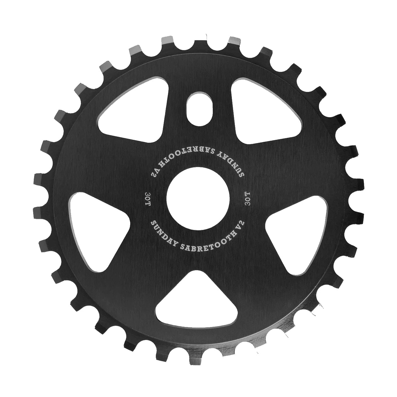 Sunday Sabretooth V2 30t BMX Sprocket / Chainwheel - Black