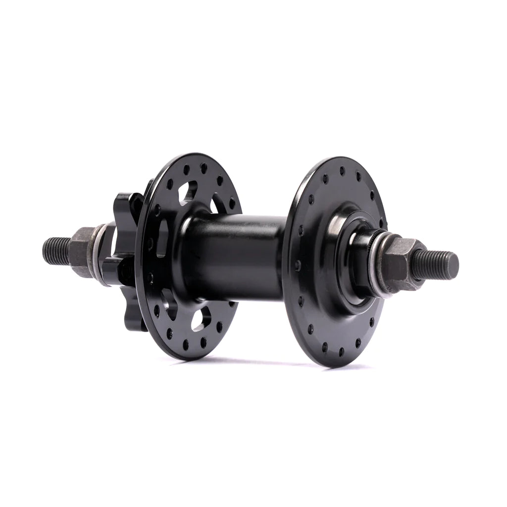 Front Sealed Disc BMX Hub - 32H  - 3/8" Axle - Black