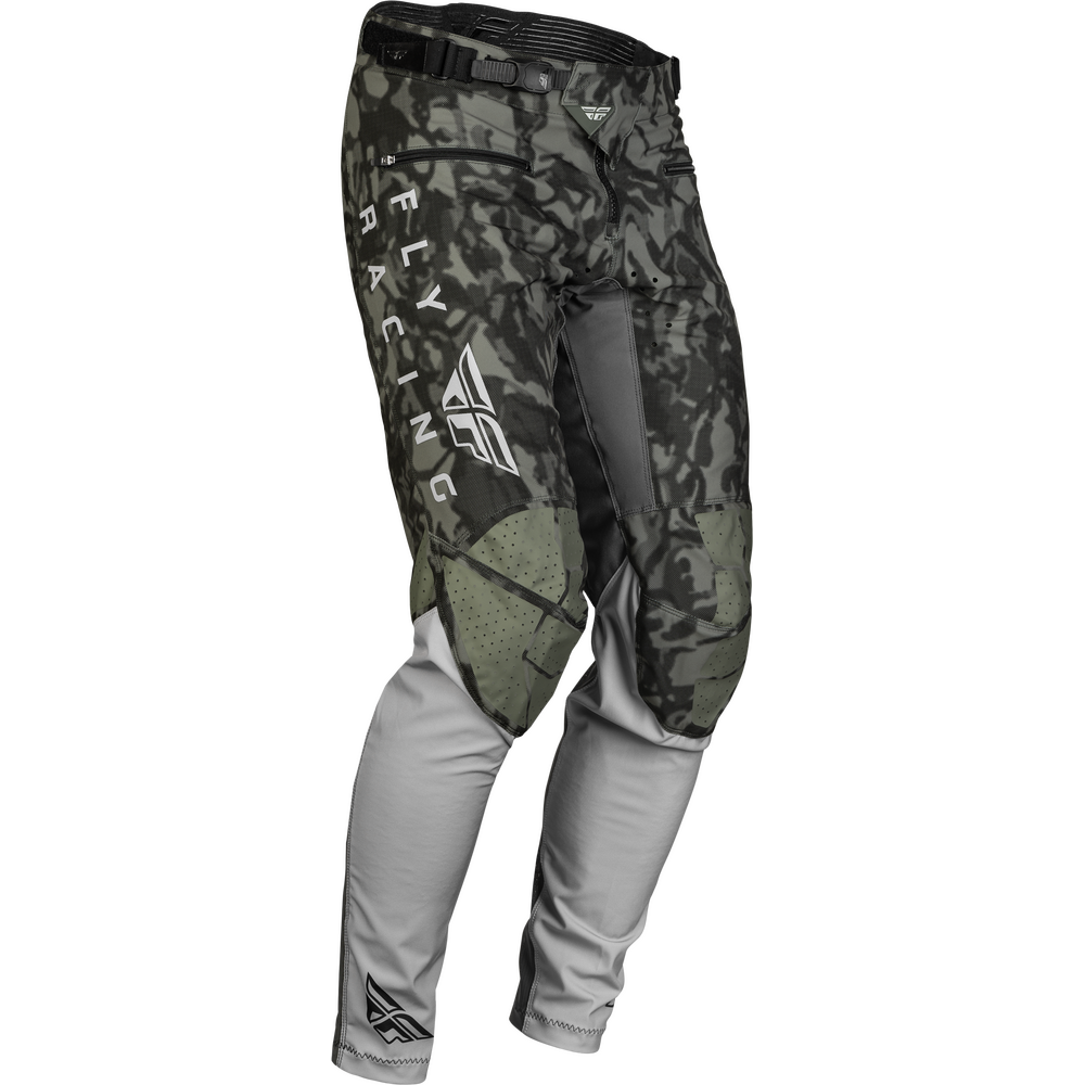 Fly Radium BMX Race Pants (2023) - Sz 28 waist - Dark Gray Camo/Gray