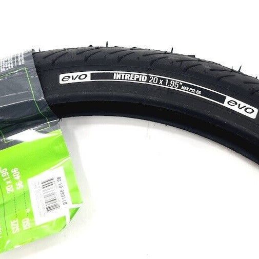 20x1.95 Evo Intrepid Freestyle BMX tire - All Black - By Vee