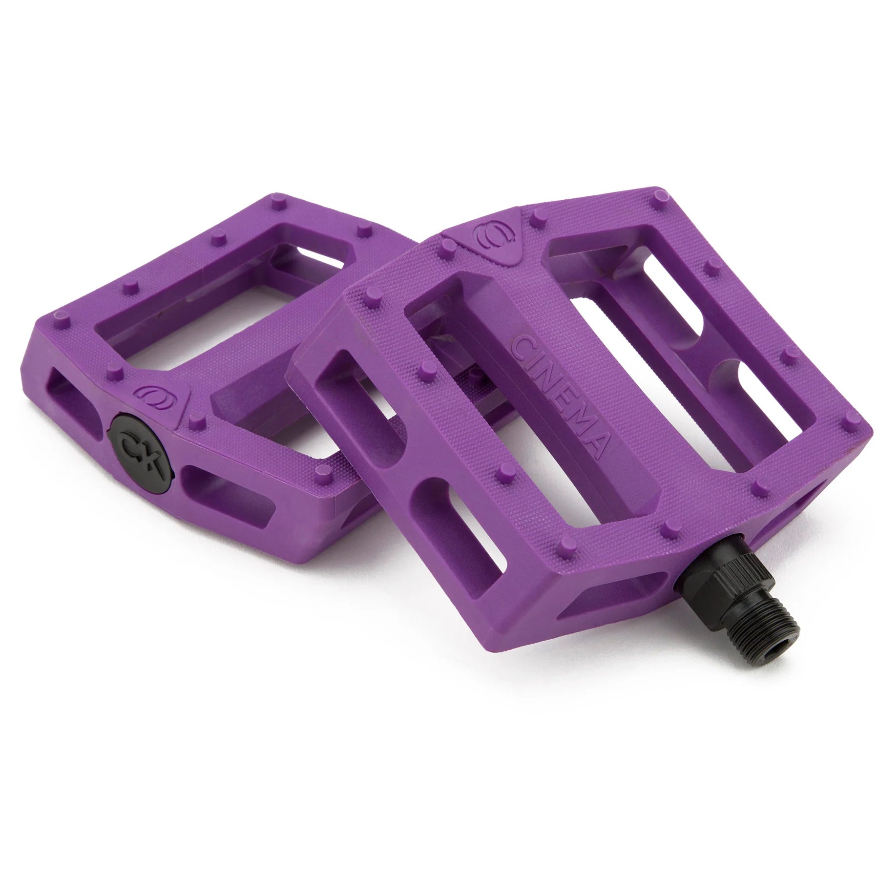 Cinema BMX Chad Kerley CK Nylon Platform Pedals 9 16 Purple BMXGuru C W Cycle