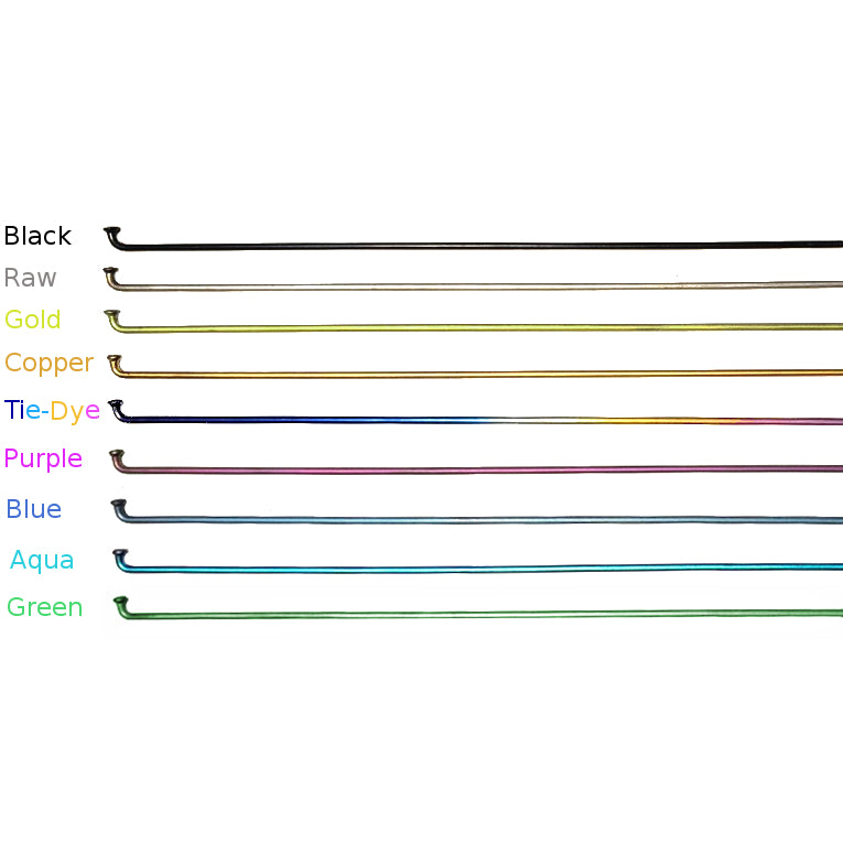 Titanium bike clearance spokes