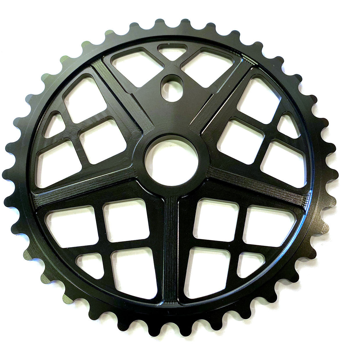 S&M Motoman 33t BMX Sprocket / Chainwheel - Black - USA Made