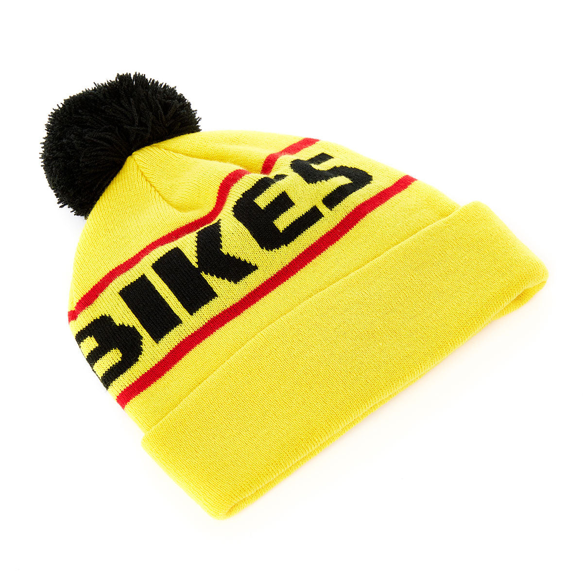 S&M Bikes Factory Knit Pom Beanie Hat - Yellow