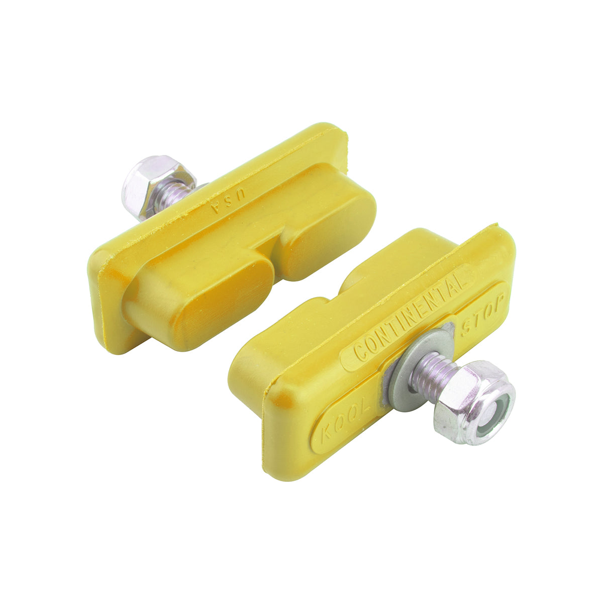 Kool Stop Continental Brake Pads - Tuff Pads - Yellow - USA Made