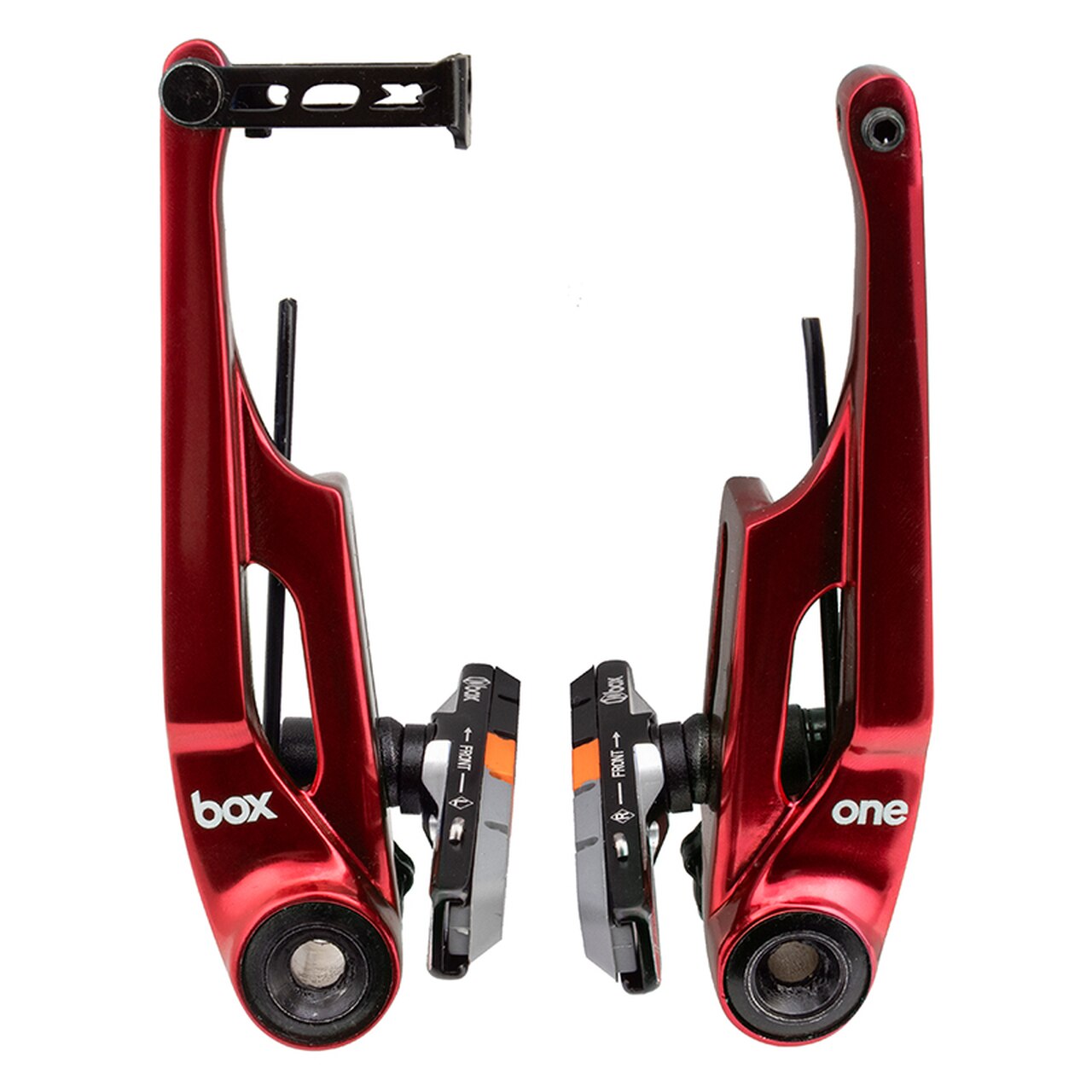 Box One Pro BMX V-Brake Caliper - Long Reach (108mm) - Red