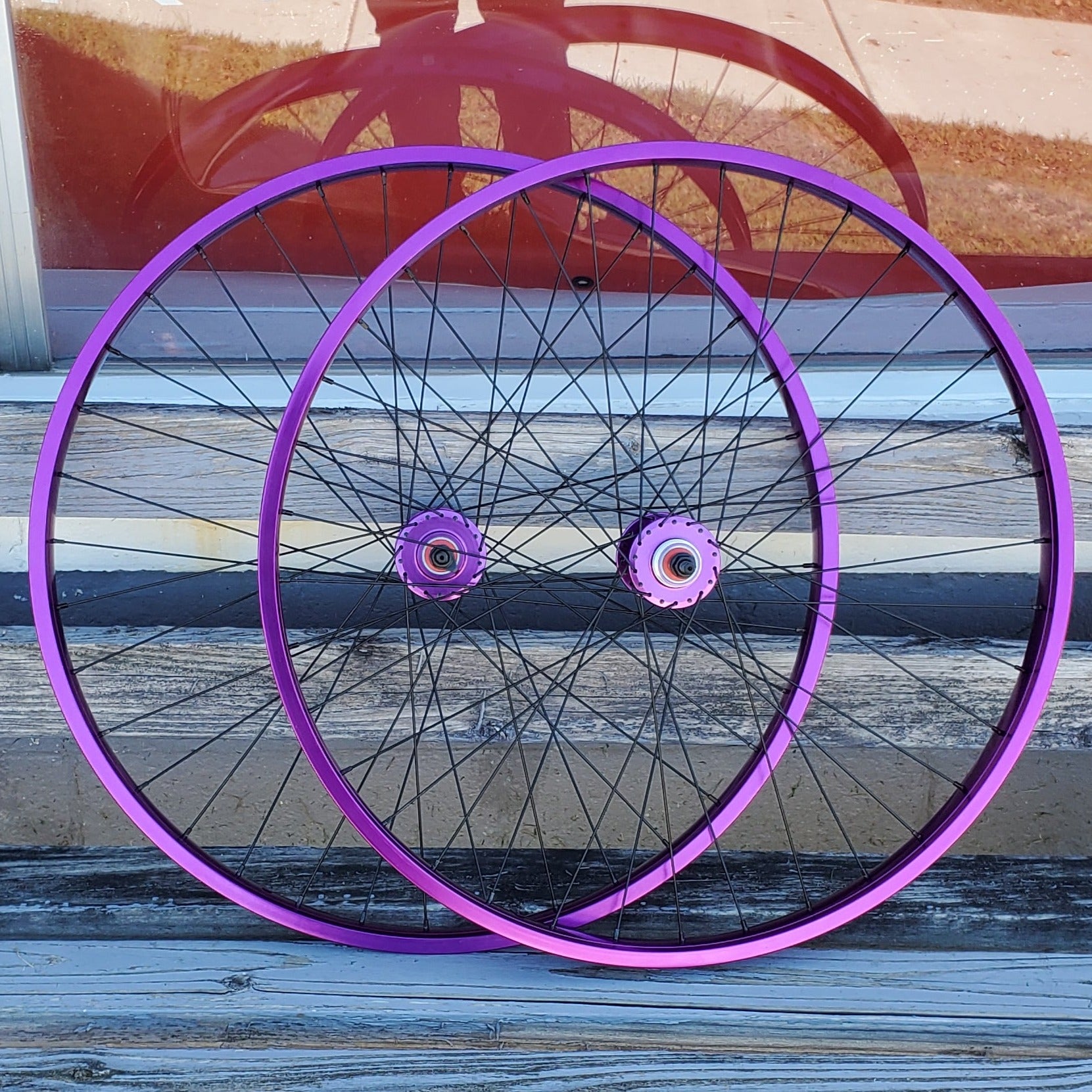 29 SE Racing Purple Rain Big Ripper Wheelset Pair 36H Flip Flop BMXGuru C W Cycle