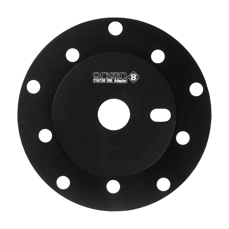 Origin8 Bolt-on BMX Aluminum Power Disc - 5-bolt - 110mm/130mm - Black - USA Made