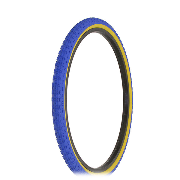 24x1.75 Duro Comp 3 III tread BMX Tire - Blue w/ Gumwall