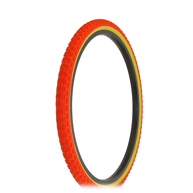 24x1.75 Duro Comp 3 III tread BMX Tire Red w Gumwall Last One