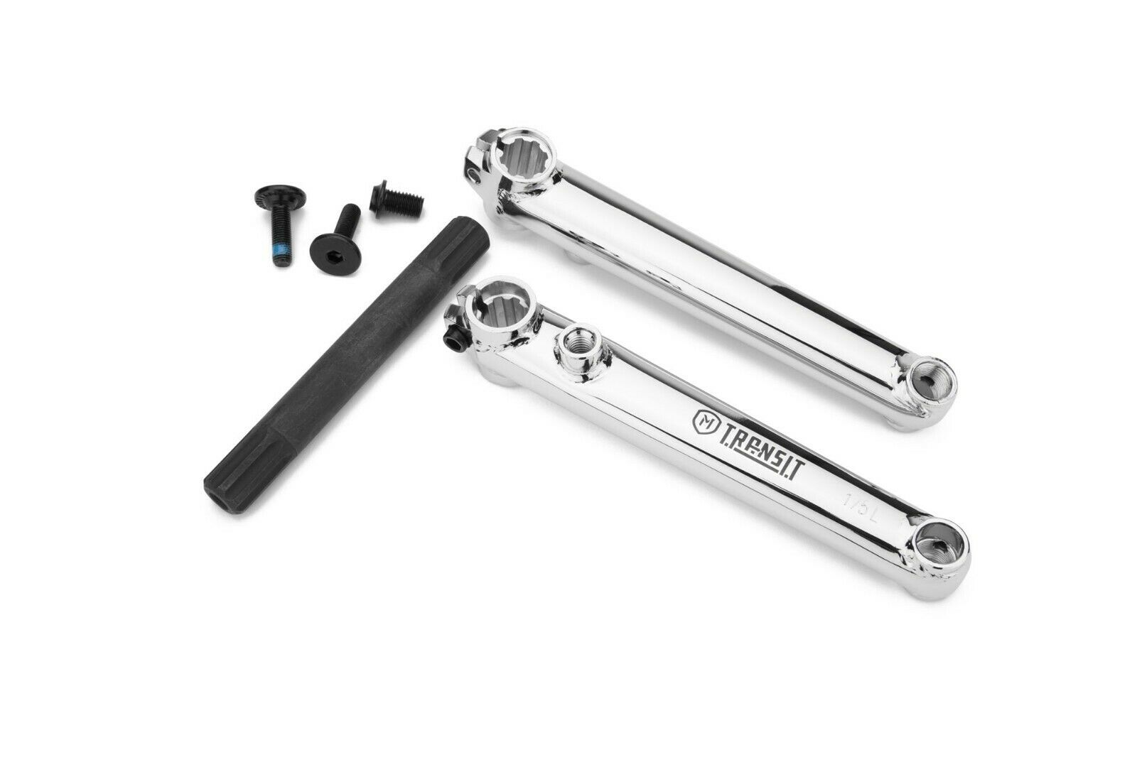 Mission Transit V2 3-Piece BMX crank - 160mm - Chrome