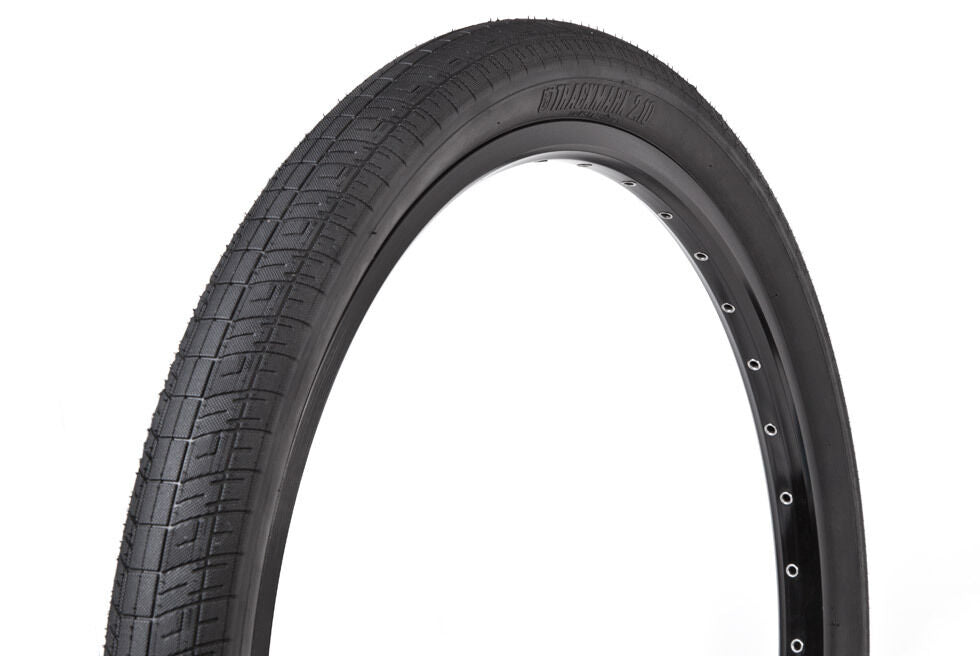 20x2.10 S&M Trackmark Folding BMX Tire - 110psi - Black