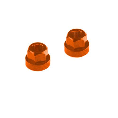 TNT Aluminum Axle Nuts - 3/8" x 26t - Set of 2 - Assorted Colors