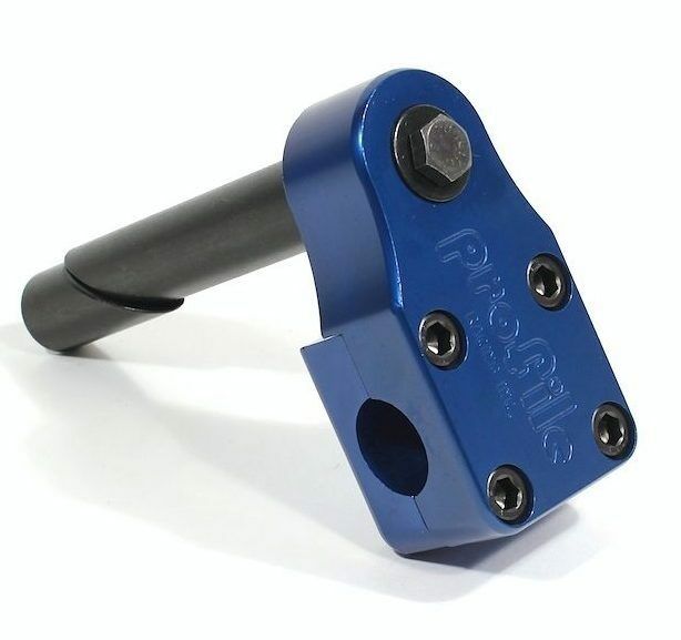 Profile "Wedge" Pro XXL Stem - Inverted BMX Quill Stem - Blue Ano - USA Made