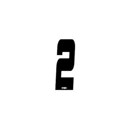 Answer BMX Side Plate  Number - 2" # - Black