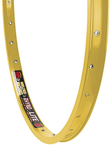 26 Sun Rhyno Lite XL Double Wall BMX Rim 36H Gold Anodized BMXGuru C W Cycle