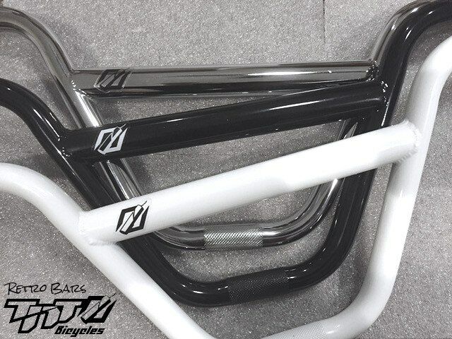 TNT Retro 2pc BMX Handlebars - 6" - Black