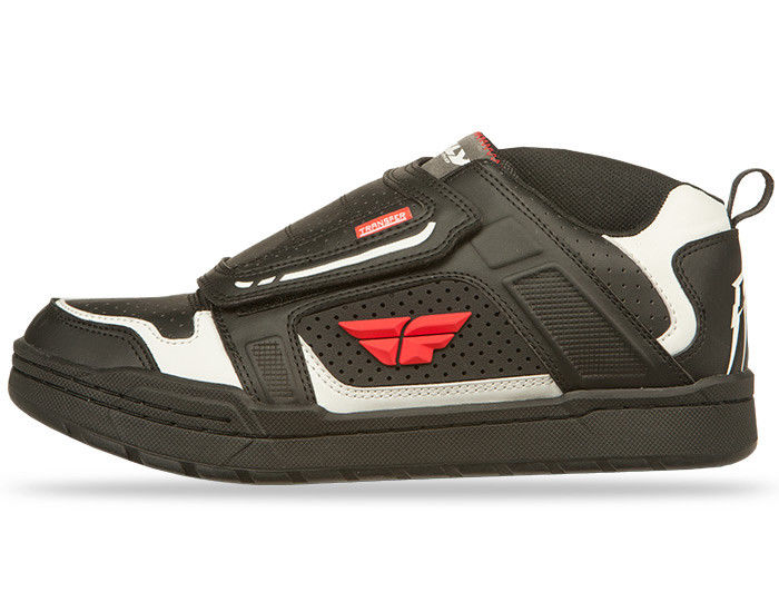 Fly Transfer SPD Clipless BMX Shoe - Black/White/Red - sz Adult 7