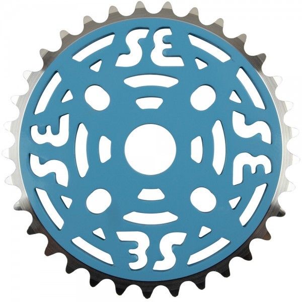 SE Racing 33T BMX Aluminum Sprocket / Chainwheel - Baby Blue