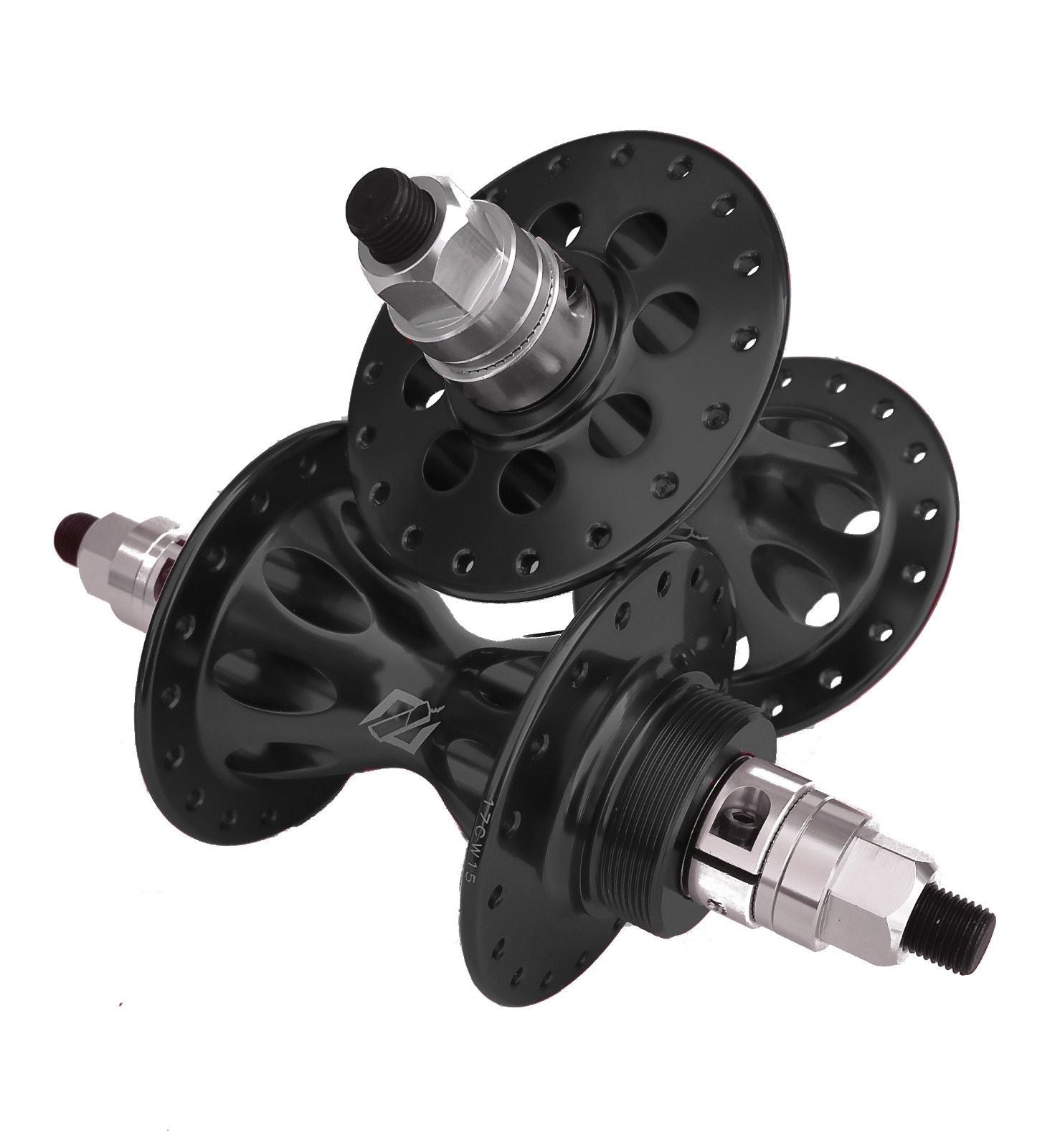 TNT Revolver 1st Gen Repop Sealed BMX Freewheel Hubset - 36h - 3/8 axle - Black