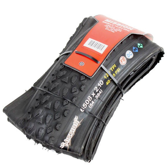 27.5x2.10 650B Vee Rubber Mission Tire - Black - BMXGuru.com / C&W Cycle