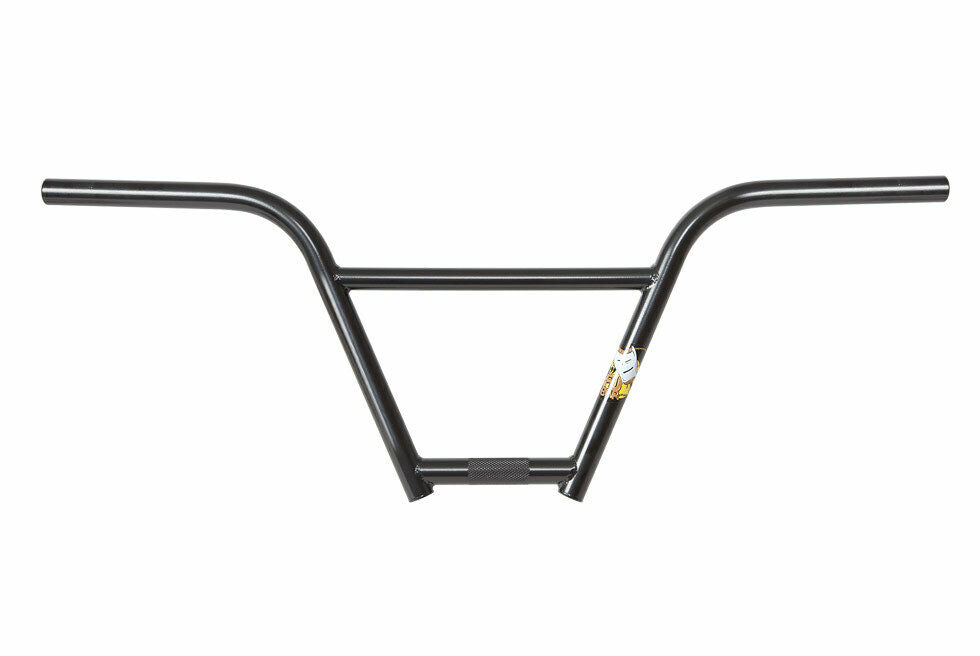 S&M Fu-bar 4pc BMX Handlebars - 8" - Flat Black - USA Made