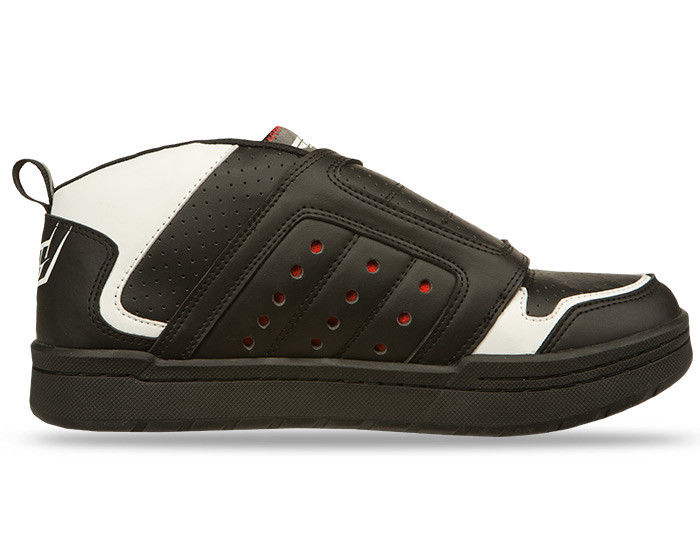 Fly Transfer SPD Clipless BMX Shoe - Black/White/Red - sz Adult 7