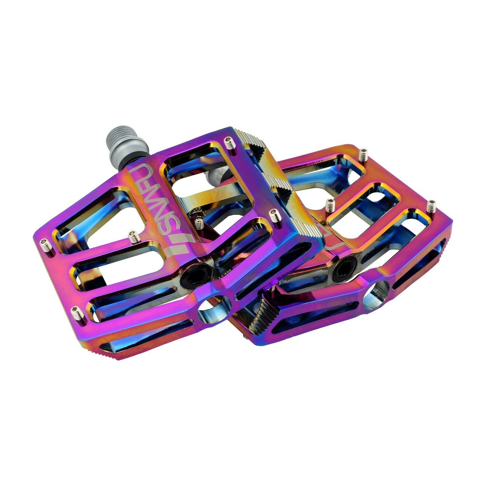 Snafu BMX Cactus Pro Aluminum Platform Pedals - Sealed - 9/16 - Jet Fuel