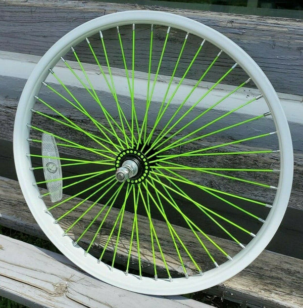 White bmx shop spokes