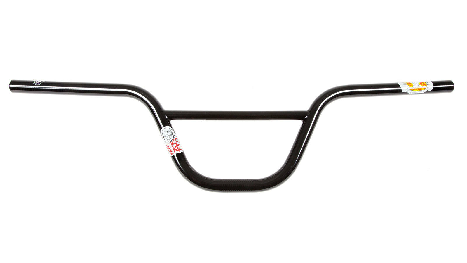 S&M Bruiser 2pc BMX Handlebars - 6.5" - Black - USA Made