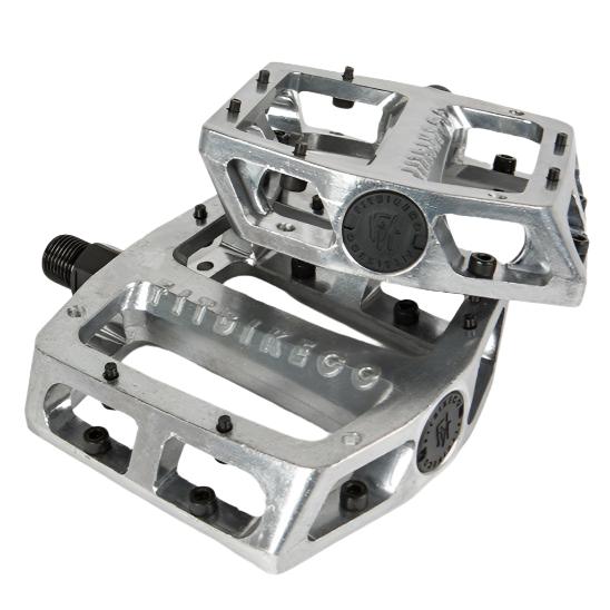 Fit Alloy BMX Platform Pedals - Polished - 9/16”