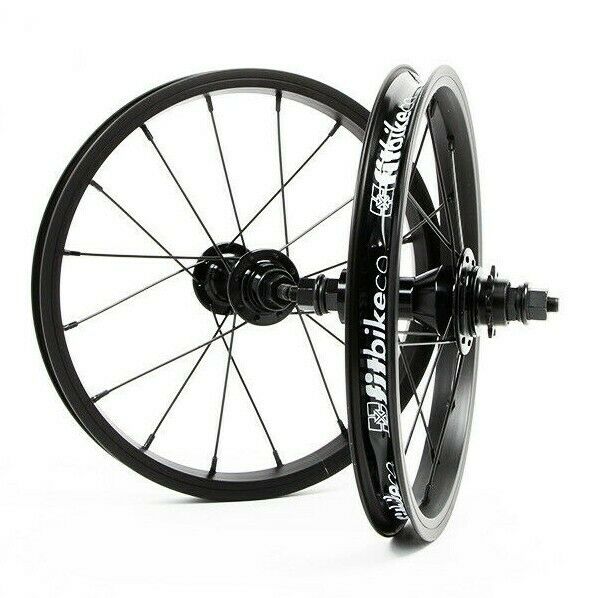 14 Fit OEM BMX Wheelset 9t RHD Male 3 8 Pair Black